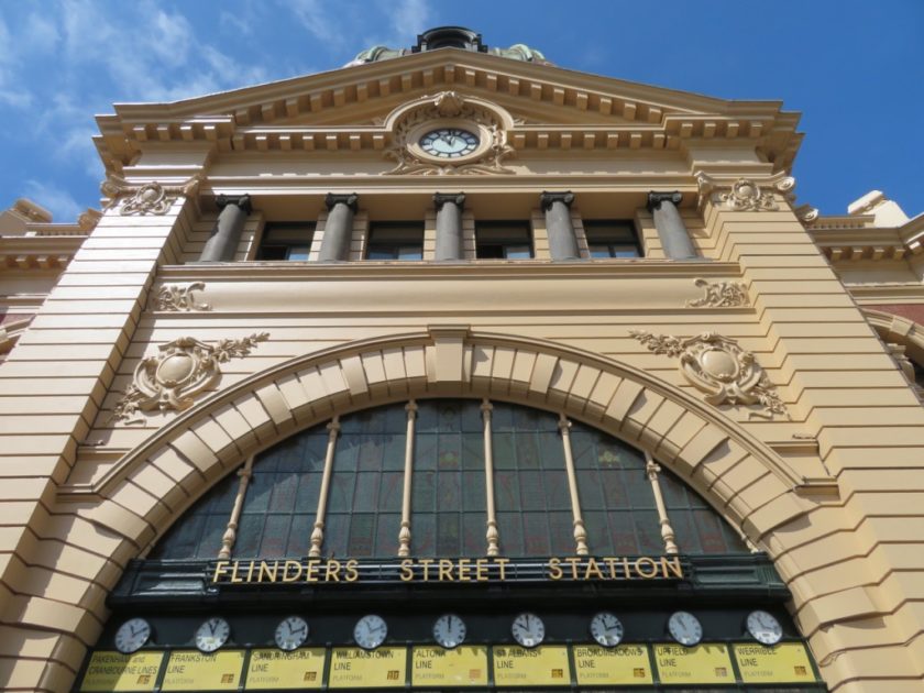 フリンダースストリート駅の時計