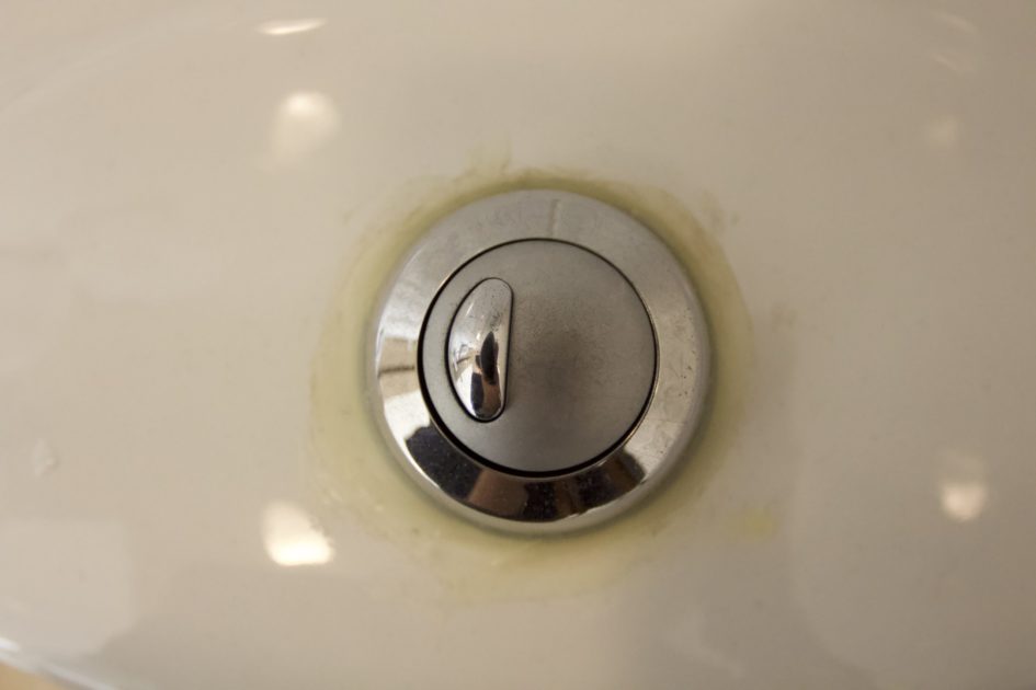 オーストラリアのトイレ 流すボタン